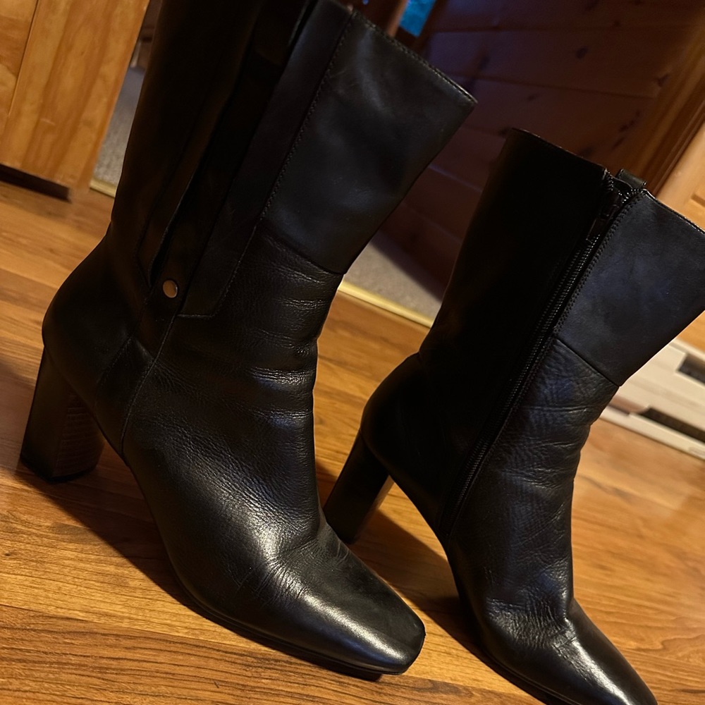 Nine West Leather Above Ankle Boots
